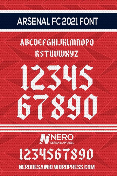 Custom Pennant Flags, Fonts Numbers, Jersey Font, Football Numbers, Arsenal Jersey, Custom Pennants, Sports Numbers, Jersey Numbers, Sports Fonts