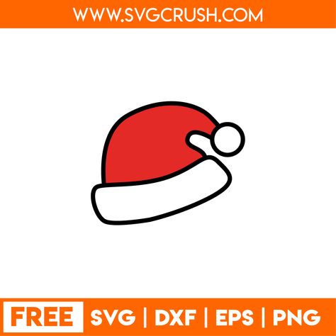 SVGCrush - FREE SVG FILES - Merry Christmas, Happy Christmas, Christmas Tree, Santa Claus, Reindeer Santa Hat Svg Free Cricut, Free Santa Hat Svg, Santa Hat Svg Free, Dollar Tree Xmas Crafts, Cricut Svg Free, Plaid Ornaments, Buffalo Plaid Ornaments, Cricut Birthday Cards, Santa Hat Svg