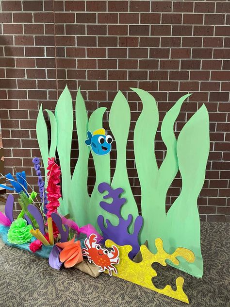 Concert Costumes, Ocean Vbs, Sea Decoration, Scuba Vbs, Under The Sea Decorations, Fair Theme, Fish Theme, Seaside Theme, Summer Decorations