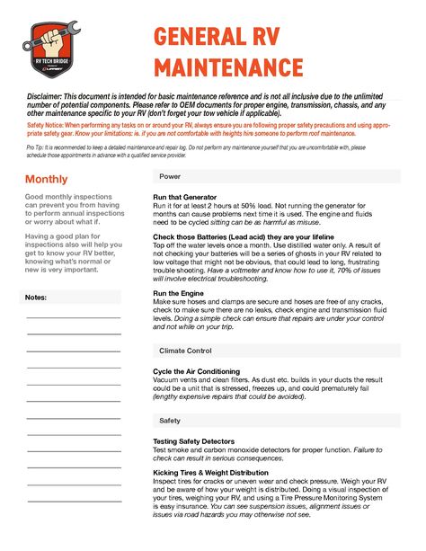 The Ultimate RV Maintenance Checklist Camper Maintenance, Rv Camping Checklist, Rv Battery, Rv Camping Tips, Inspection Checklist, Rv Maintenance, Maintenance Checklist, Roof Maintenance, Camping Checklist