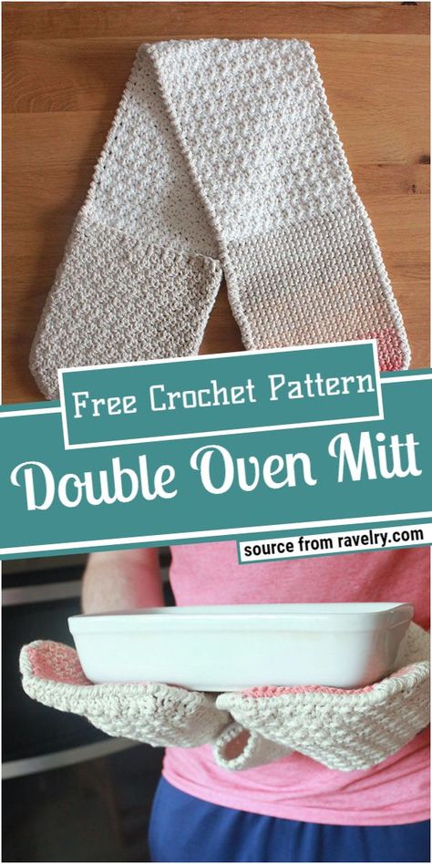 Free Double Crochet Oven Mitt Pattern #freecrochetpattern #crochetaccessories #kitchenaccessories #freecrochetkitchenaccessoriespattern Crochet Oven Mitt Pattern, Crochet Oven Mitt, Oven Mitt Pattern, Boho Bridesmaids, Crochet Jar Covers, Jar Covers, Crochet Kitchen Towels, Crochet Potholder, Crochet Potholder Patterns