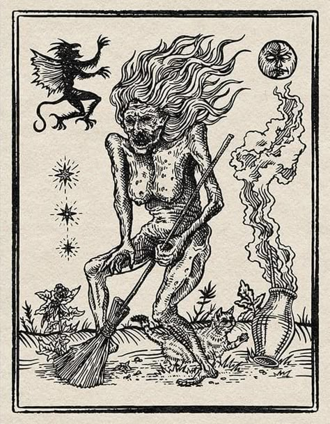 Gil Galad, Medieval Tattoo, Medieval Artwork, Woodcut Art, Folk Horror, 4 Tattoo, Esoteric Art, Dark Art Tattoo, Occult Art