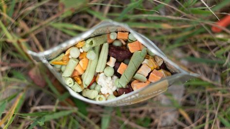 Freeze-dried foods can be preserved for years while keeping their natural flavors and nutritional values intact. Learn more. Is Freeze-Dried Food Bad for You? #fulltimerv #fulltimerving #rvfulltime #camping #freezedriedfood #survivalfood Food Dehydration, Prepper Food, Emergency Food Storage, Food Supplies, Portable Snacks, Inexpensive Meals, Dried Vegetables, Beet Greens, Food Insecurity