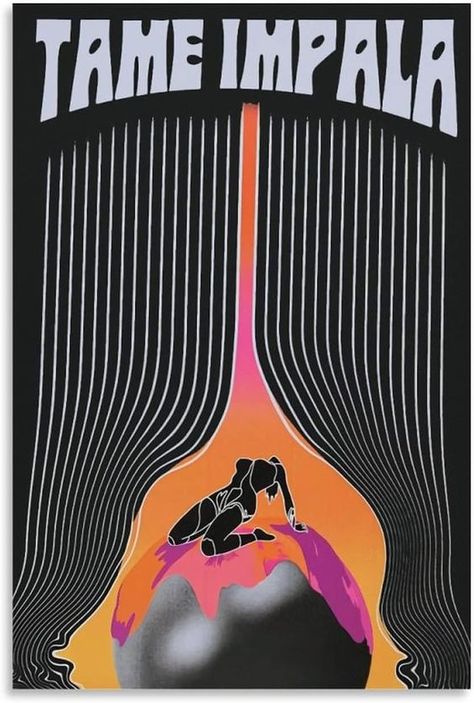 Tame Impala Poster, Dorm Room Posters, Music Album Art, Poster Bedroom, Bedroom Wall Collage, Music Poster Design, Dorm Posters, Tame Impala, Picture Collage Wall