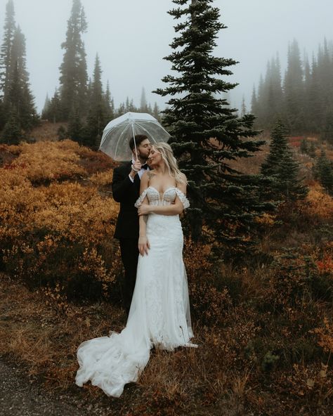 Such a beautiful experience getting to capture their elopement day in the foggy mountains of Washington. Couldn’t have asked for better moody weather 😍 #pnwelopement #elopementwedding #mountainwedding #wanderingweddings #washingtonelopement #cinematicwedding Moody Weather, Foggy Mountains, Mountain Wedding, Elope Wedding, Elopement, Washington, Quick Saves