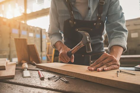 Carpenter working with equipment on wood... | Premium Photo #Freepik #photo #wood #building #man #hands Carpentry Services, Carpenter Work, Photo Projects, Wooden Tables, Wood Shop, Carpentry, Free Photos, Wood Diy, Aesthetic Pictures