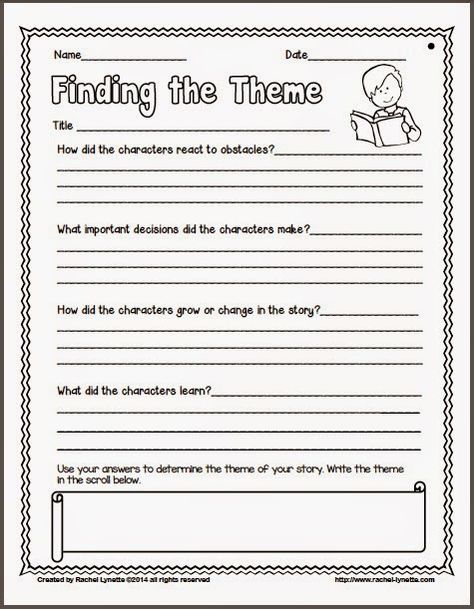 Ideas for Teaching Theme Teaching Story Elements, Binder School, Teaching Theme, Literary Themes, Teaching Themes, Literary Elements, Reading Themes, Third Grade Reading, 5th Grade Reading