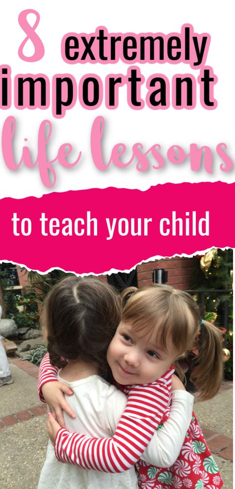 Life Lessons for kids - lessons your children need to learn and understand when they're young Life Lessons For Kids, Toddler Lessons, Be Generous, Life Wisdom, Best Life Advice, Important Life Lessons, Lessons Learned In Life, Teaching Life, Chickadees