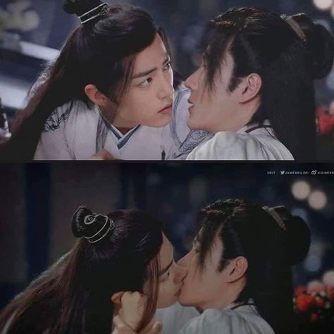 The Untamed Kiss, Orochimaru Wallpapers, Untamed Quotes, Kdrama Funny, Romantic Comedy Movies, The Untamed, The Grandmaster, Cute Actors, Just Video