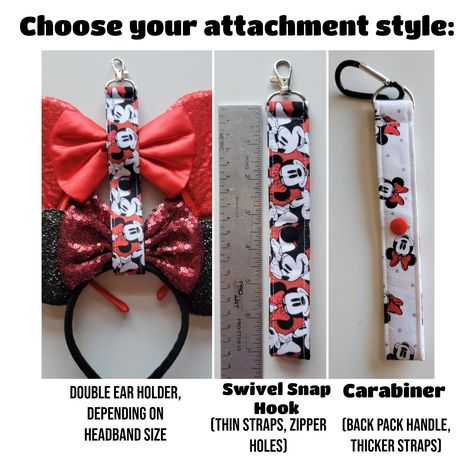 Ear Holder Diy, Diy Disney Ear Holder For Backpack, Diy Mickey Ear Holder For Bag, Mickey Ear Holder Diy, Mickey Ears Holder, Diy Mouse Ear Holder, Disney Ear Holder Keychain, Mouse Ear Holder For Backpack Diy, Diy Disney Ear Holder