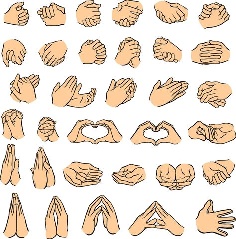 Praying Hands Clipart, Praying Hands Drawing, Joined Hands, Hands Tutorial, Hand Poses, Hands Drawing, Hand Clipart, Anime Hands, Výtvarné Reference