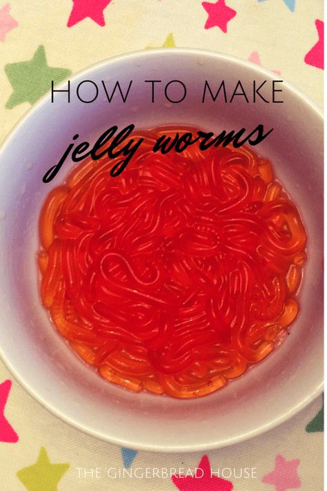 how to make jelly worms - the gingerbread house Worms Preschool, Jelly Worms, Halloween Jelly, Halloween Stem Activities, Halloween Stem, How To Make Jelly, Quick And Easy Crafts, Stem Activity, Halloween Crafts For Kids