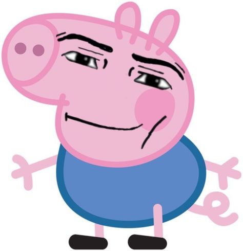 George giga chad Peppa Pig Drawing, Peppa Pig Pictures, Peppa Pig Videos, Peppa Pig Memes, Papa Pig, Giga Chad, Peppa Pig Funny, Pig Pictures, Pig Drawing