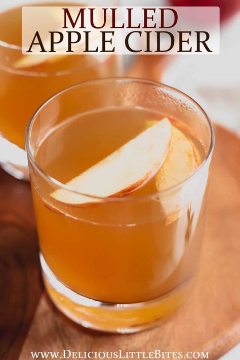 Mulled Apple Cider is a fall must-make beverage. It's perfectly seasoned with a blend of warm spices and citrus. This cozy drink is easy to make and sure to become a seasonal tradition. Perfect Vanilla Cake, Apple Cider Punch, Mulled Apple Cider, Apple Cinnamon Pancakes, Apple Crumb Cakes, Smoothies Healthy, Dried Orange Peel, Apple Crumb, Mulling Spices