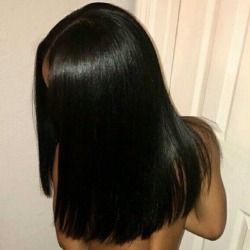 The Viral Product that Defeats Frizz by Repelling Water. | BELLEMOCHA.com | Bloglovin’ Middle Part Silk Press, 4a Hairstyles, 4a Natural Hair, Pressed Natural Hair, Silk Press Natural Hair, Silk Press, Hair Laid, Long Black Hair, Relaxed Hair