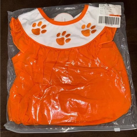 Clemson Clemson Baby, Bubble Romper, Take Pictures, The Bag, Color Orange, Kids Shop, Rompers, One Piece, Orange