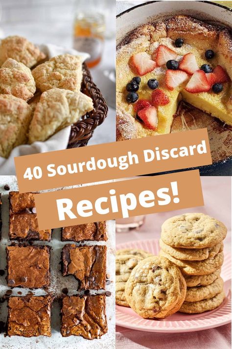 When you are getting ready to make some sourdough bread, don't throw out your sourdough starter! These sourdough discard recipes all make amazing use of your leftover starter! From muffins, to pasta, to brownies, to pita bread, there is something for everyone in this ultimate list of 40 sourdough discard recipes. What To Make With Discarded Sourdough Starter, Leftover Starter Recipes, Sourdough Leftover Recipes, Disguarded Sourdough Starter Recipes, Sourdough Cast Off Recipes, Active Sourdough Discard Recipes, Recipes With Sourdough Bread Dinners, Leftover Sourdough Starter Recipes, Sourdough Starter Muffin Recipes