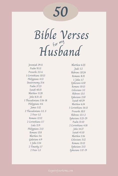 Verses For Your Husband, Verses For My Husband, Bible Verse For Husband, Encouraging Bible Verses Tough Times, Husband Bible, Love Quotes For Him Husband, Verses To Pray, Bible Verse List, Marriage Bible Verses