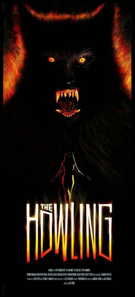 Horror Prints, The Howling, Horror Posters, Horror Movie Art, Classic Horror Movies, Horror Movie Posters, Best Horrors, Alternative Movie Posters, Movie Poster Art