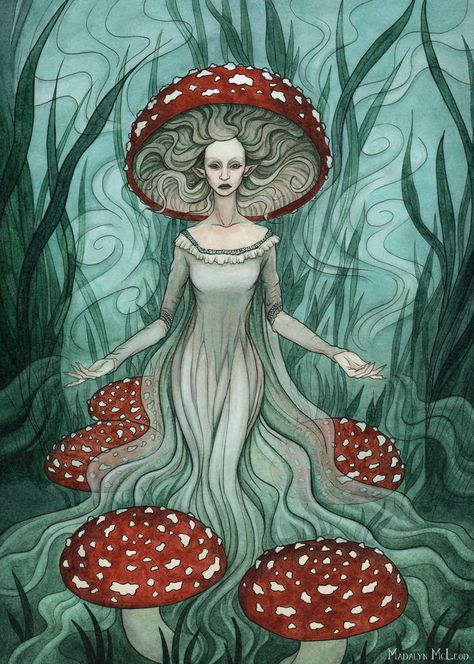 Unseelie Mushroom Fae by https://www.deviantart.com/evanira on @DeviantArt Mushroom Fae, Fantasy Artist, Asheville Nc, Asheville, Fairy Tales, Deviantart