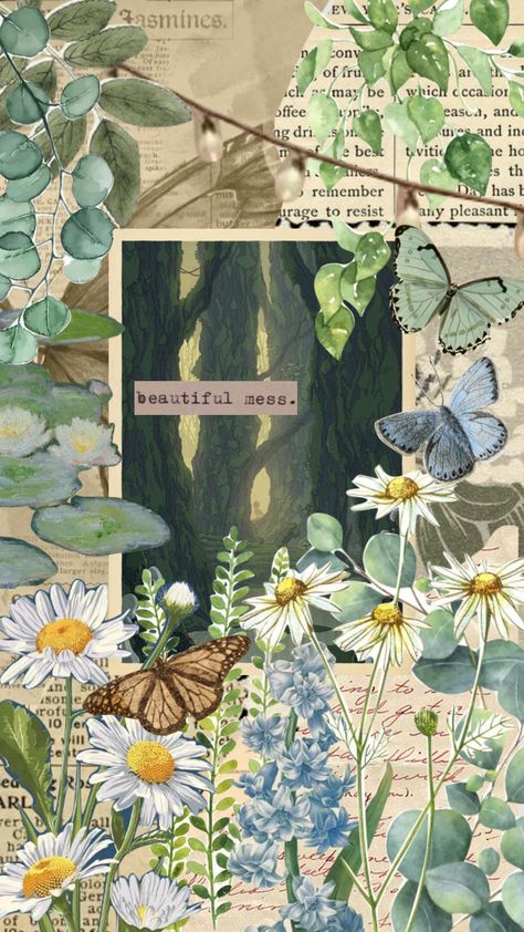 Spring Collage, Kindle Insert, College Wallpaper, Aesthetic Collages, Soft Flowers, Grad Outfits, Hippie Aesthetic, Patterns Wallpaper, Phone Screen Wallpaper