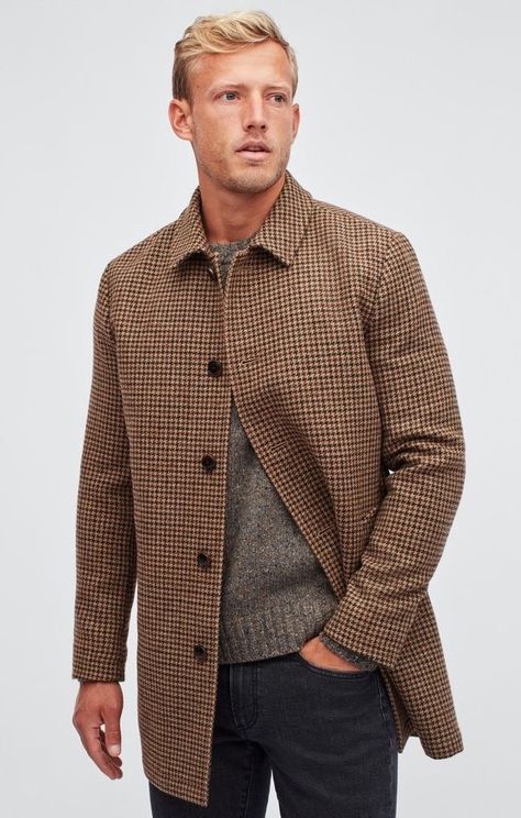 Light Academia Male, Aesthetic Outfit For Men, Academia Male, Light Academia Aesthetic Outfit, Aesthetic Male Outfits, Wool Car Coat, Academia Aesthetic Outfit, Male Outfits, Man Jacket