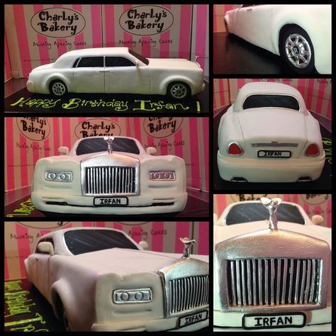 https://flic.kr/p/nCiGpQ | 3D Rolls Royce Phantom in pearl finish Rolls Royce Birthday Theme, Rolls Royce Tattoo Design, Rolls Royce Phantom Aesthetic, Cars Cake Design, White Rolls Royce Ghost, Phantom Car, Rolls Royce Phantom Blue, Beautiful Cake Pictures, Cars Birthday Cake