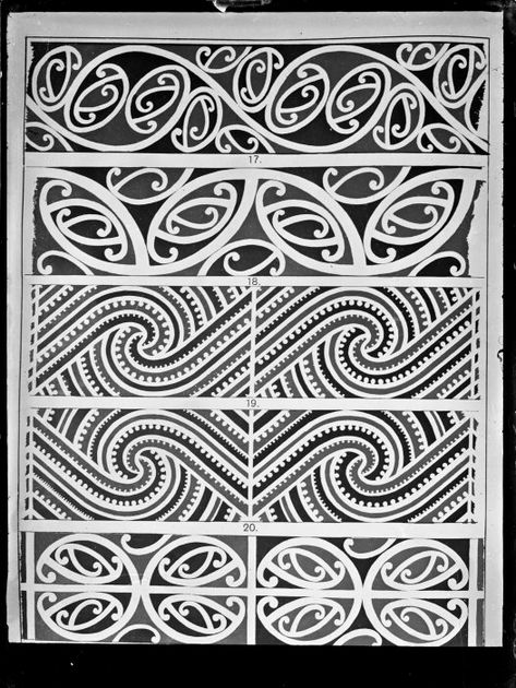 Maori rafter patterns | Items | National Library of New Zealand | National Library of New Zealand Ta Moko Tattoo, Maori Symbols, Maori People, Polynesian Art, Maori Patterns, Maori Tattoo Designs, Maori Designs, Māori Culture, Nz Art