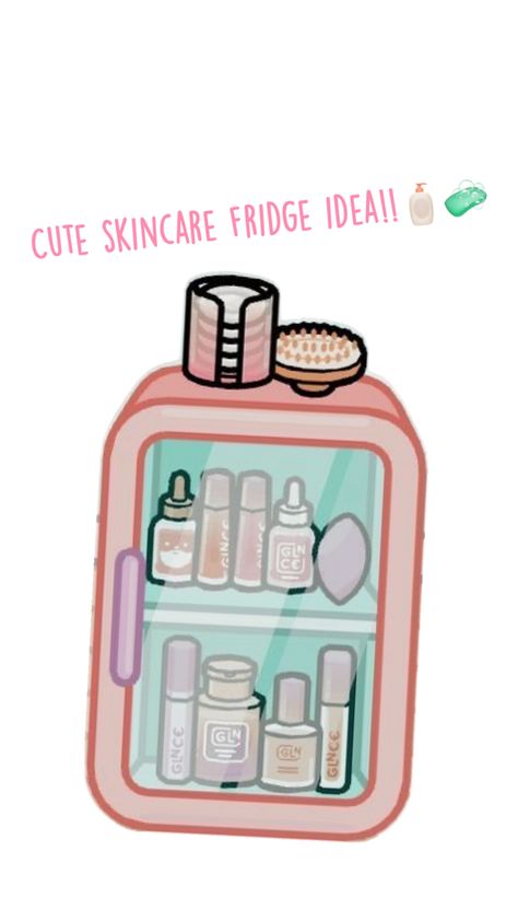 Skincare Fridge, Create Your Own World, Cute Room Ideas, Kids Room, Child's Room