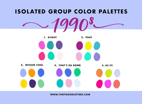 1990s Color Palette - Google Drive 1990s Color Palette, 90s Color Palette, 90s Art, Yarn Color Combinations, 90s Colors, Color Theory, Yarn Colors, Colour Palette, Color Combinations