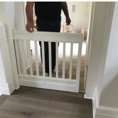 Adria Polletta on Instagram: “I get asked about this pocket door dog gate all the time. Still works and so nice to easily put away with no fuss #chilmarkdesign #doggate…” Dog Gates, Pocket Dog, Baby Gate, Pocket Door, Dog Gate, Door Gate, Baby Proofing, Pocket Doors, Be A Nice Human