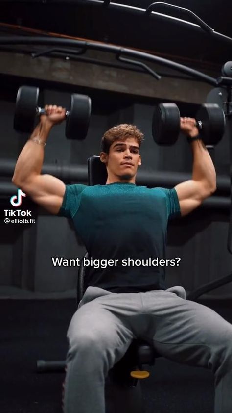 BIG shoulders workout [Video] | Abs workout, Dumbbell workout, Workout videos Best Chest And Shoulder Workout, Work Out Sholders, Workout Shoulder Men, Shoulder Workout Dumbbell Men, Shoulder And Traps Workout Gym, Legs Shoulders Workout, Shoulder Training Men, Back Workout For Men Dumbell, Wider Shoulders Workout