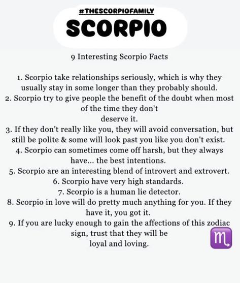 Scorpio ♏ Zodiac Sign | Facebook Zodiac Signs Scorpio Personality, October Scorpio, Aesthetic Scorpio, Scorpio Characteristics, Zodiac Mind Scorpio, Scorpio Daily Horoscope, Scorpio Queen, Scorpio Compatibility, Witch Apothecary