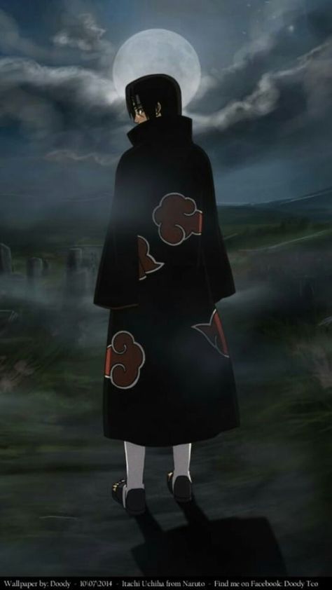 Itachi X Reader, X Reader, Itachi Uchiha, Naruto, Moon, Red, Black