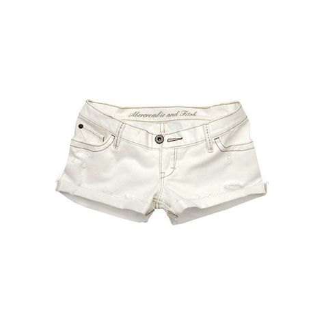 Abercrombie & Fitch > Women > Denim Shorts > Miranda ❤ liked on Polyvore featuring shorts, bottoms, pants, white, white denim shorts, short jean shorts, abercrombie & fitch shorts, jean shorts and abercrombie & fitch Madison Beer Outfits, Women Denim Shorts, Short Jean Shorts, Short Jean, Y2k Shorts, Abercrombie And Fitch Shorts, White Jean Shorts, White Denim Shorts, Pants White