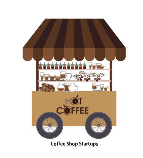 Coffee Cart Design, Coffee Cart Business, Coffee Stall, Bakery Truck, Coffee Shop Business Plan, Mobile Coffee Cart, Drive Thru Coffee, Starting A Coffee Shop, Nitro Coffee