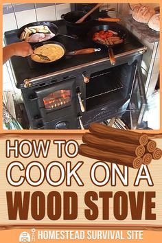 Wood Burning Cook Stove, Wood Projects To Sell, Wood Stove Cooking, Going Off The Grid, Wood Stove Fireplace, Projects To Sell, Homesteading Diy, Cooking Stove, Cool Wood Projects