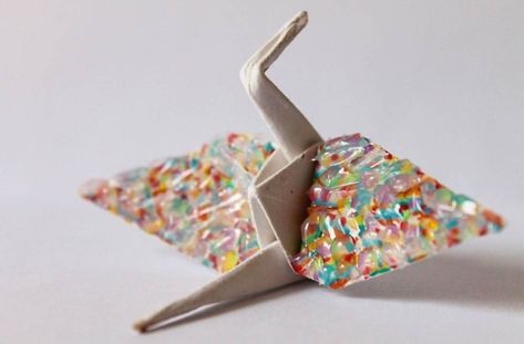 I Made An Origami Crane To Describe Each Day For The Past 365 Days Paper Folding Art, Origami Cranes, Crane Design, Art 2024, Origami Crane, 2024 Christmas, Paper Crane, Paper Folding, Bullet Journal Inspiration