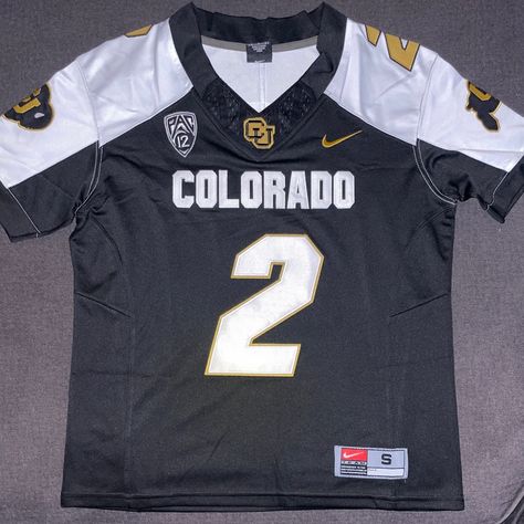 Women's Shedeur Sanders #2 Colorado Buffaloes Black Game Football Jersey Small-2xl Stitched Shedeur Sanders, Braves Jersey, Mexico Soccer Jersey, Ravens Jersey, Mexico Soccer, Colorado Buffaloes, Women's Cycling Jersey, Nice Clothes, Sun Designs