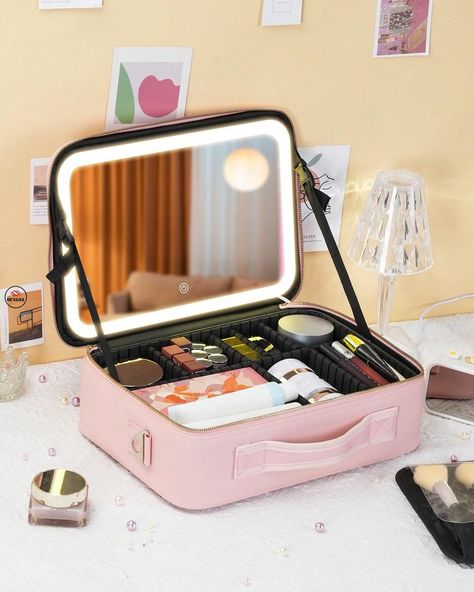 https://dengss.clothing/travel-makeup-bag-with-light-up-mirrormakeup-travel-case-with-adjustable-dividerswaterproof-makeup-train-caselighted-makeup-case-with-led-mirror-pu-leather-storage-organizer-cosmetic-bag/?feed_id=1779839&_unique_id=660478b105314&utm_source=Instagram&utm_medium=28dengss&utm_campaign=FS%20Posteronline%20clothing#DENGSS #fashion #style #love #instagood #like #beautiful #follow #clothing #model #beauty #happy #cute #shoes #shop #DENGSSFASHION #DENGSSSHOES #DENGSSKIDS C... Cosmetic Case Travel, Makeup Suitcase, Light Up Mirror, Travel Makeup Bag, Clothing Model, Mirror Makeup, Makeup Train Case, Leather Storage, Makeup Travel Case