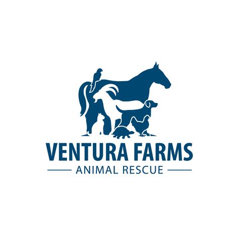 Design #157 by Magneticways | Ventura Farm Animal Rescue Logo Animal Rescue Logo, Animal Shelter Logo, Farm Animal Rescue, Farm Logo Design, Business Card Logo Design, Pet Logo, Clinic Logo, Farm Logo, Online Logo Design