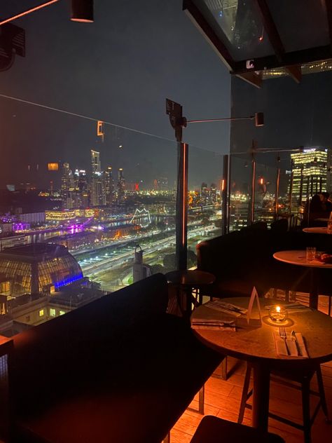 Roof Tops Aesthetic, Rooftop Restaurant Aesthetic, Rooftop Aesthetic, Rooftop Lighting, Roof Top Bar, Rooftop Ideas, Bar Aesthetic, Nyc Rooftop, Bike Sketch