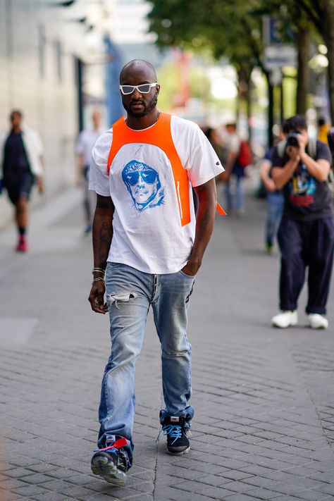 Virgil Abloh, Michael Jackson, and the History of the Male Fashion Harness Virgil Abloh Style, Virgil Abloh Fashion, Virgil Abloh Louis Vuitton, Fashion Harness, Off White Virgil Abloh, 1920s Mens Fashion, Off White Virgil, Jenny Holzer, Harness Fashion