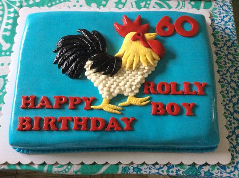 Rooster Cake Rooster Cake Design, Rooster Cake, Cake Farm, Hippo Cake, Chicken Cake, Grooms Cakes, Rooster Design, Bubble Birthday, Mini Tortillas