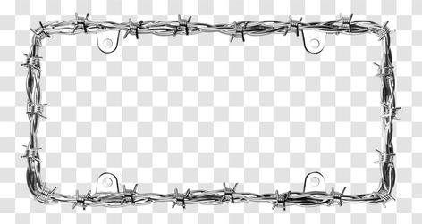 Outdoor Structure, Barbed Wire, Free Sign, Color Help, License Plates, Transparent Png, Chrome Plating, Png Image, License Plate