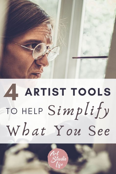 4 Tools that will help you to simplify while painting. These tools will help you to simplify what you see. Simplifying is one of the most important things when it comes to painting! It is also very difficult, so that is why I am introducing these tools to help you with the process. Painting tools for beginners. These tools will help you to learn how to paint. Mini painting demonstrations in Article. #paintingforbeginners #paintingTips #oilpaintingtips #learnhowtopaint #cameraobscura Painting Study Ideas, Drawing What You See, Process Painting, Artist Tools, Watercolor Business, Art Painting Tools, Art Articles, Art Theory, Oil Painting Techniques