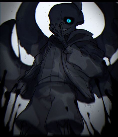 Nightmare Sans Fanart, Sans E Frisk, Nightmare Sans, Nightmares Art, Undertale Pictures, Sans Art, Sans Aus, Undertale Funny, Undertale Cute