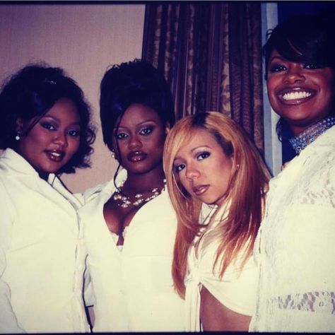 #Tbt Real throw back of me & my girls @iamlatocha @therealtamikascott @kandi living out our dreams!! The Blessings still coming!! Won’t he… Xscape 90s, Tiny Harris, Black Hollywood, Throw Back, Women In Music, 90s Fashion, My Girl, Atlanta, Do It