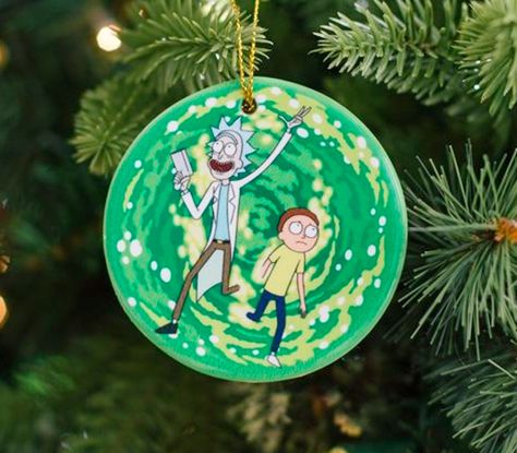 Rick And Morty Christmas, Get Schwifty, Christmas Stuff, Rick And Morty, All Things Christmas, Christmas Lights, Limited Time, Portal, Christmas Tree