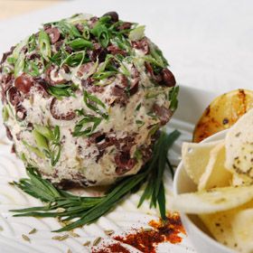 Greek Cheese Ball, Party Cheese Ball, Cheese Ball Recipe, Greek Cheese, Ball Recipes, Cheese Butter, Greek Flavors, Olive Relish, Cheese Ball Recipes